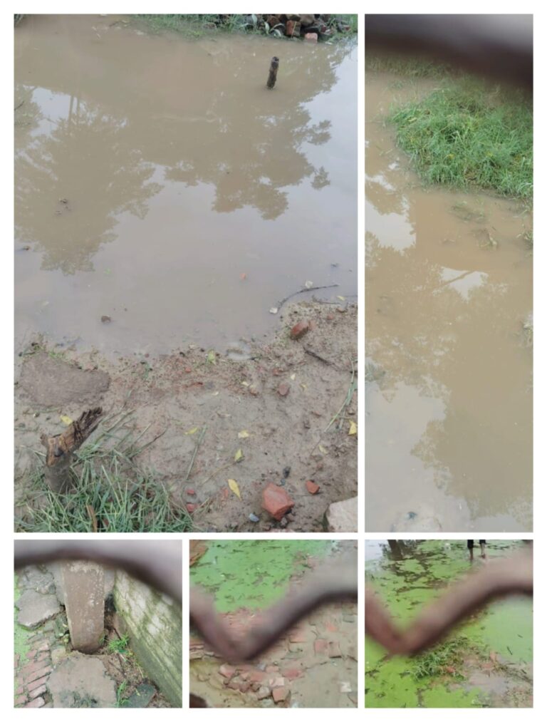 गांव कैथन पूर्व की दुर्दशा: विकास कार्य ठप, ग्राम प्रधान पर ग्रामीणों का आरोप