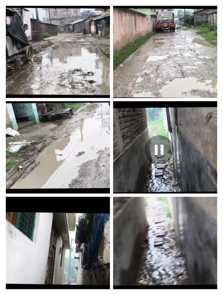 बेगूसराय: टूटी सड़क और जलभराव से ग्रामीण बेहाल, हादसों का खतरा बढ़ा