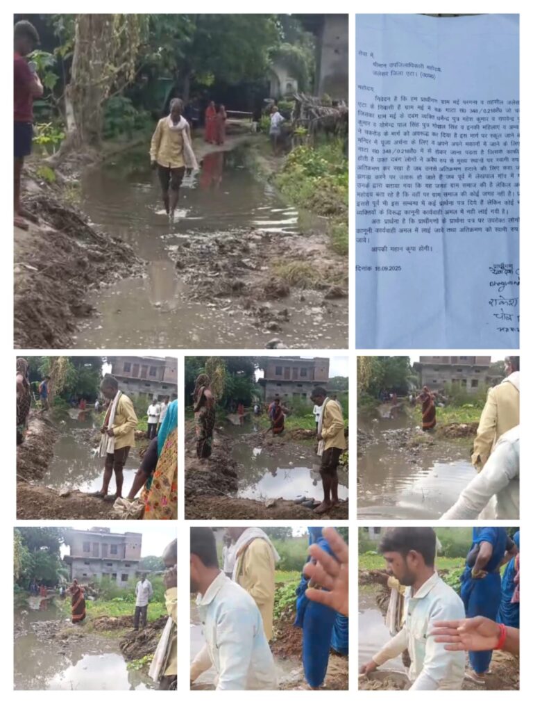 जलेसर की बड़ी खबर: चकरोड़ पर दबंगों का कब्ज़ा, ग्रामीण बेहाल!