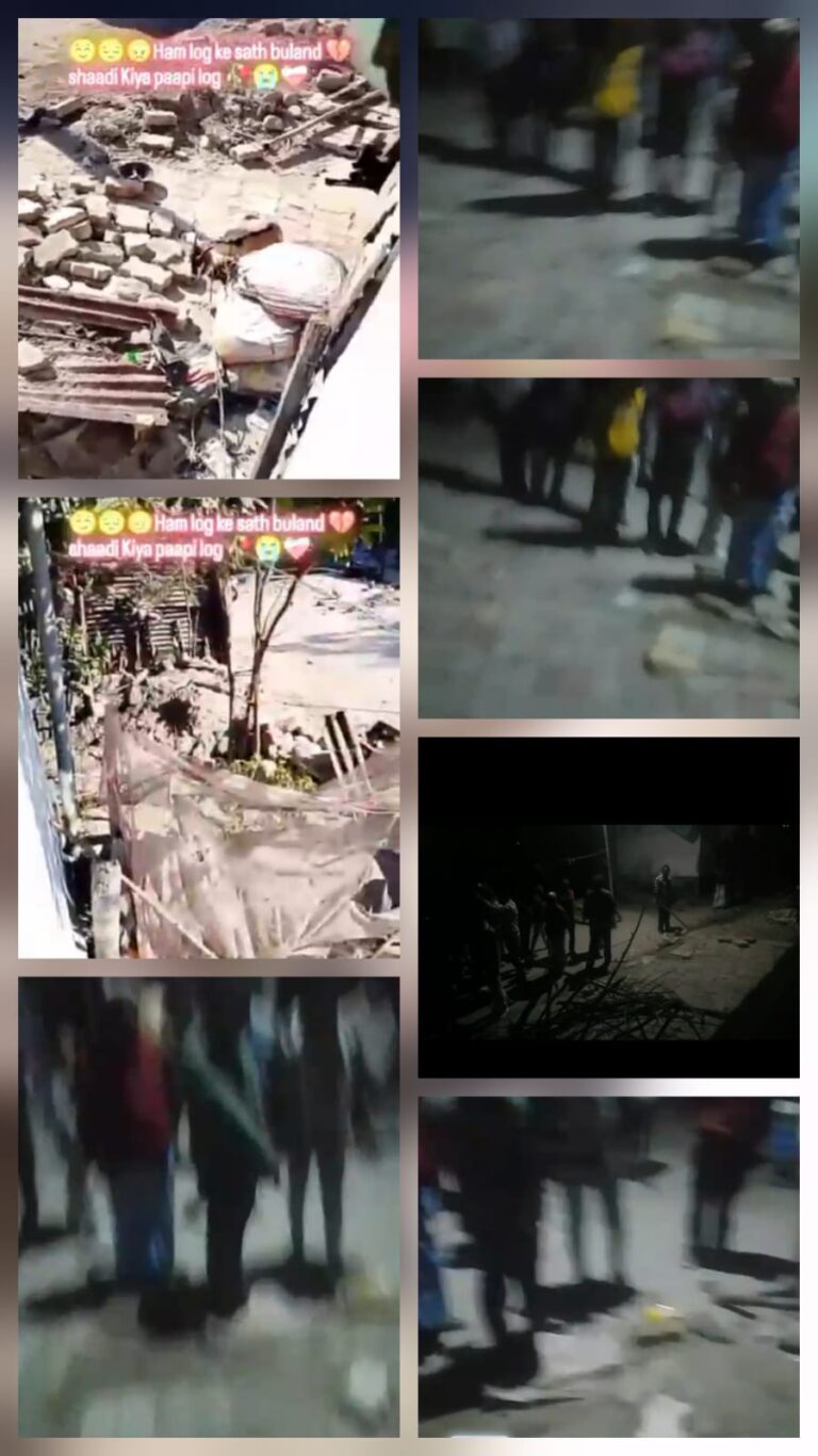 घर की बाउंड्री बनी ‘जंग की वजह’, गांव वालों ने तोड़ी दीवार  लाठी-डंडों के साथ हमले की कोशिश, पुलिस पहुंचते ही फरार हुए आरोपी