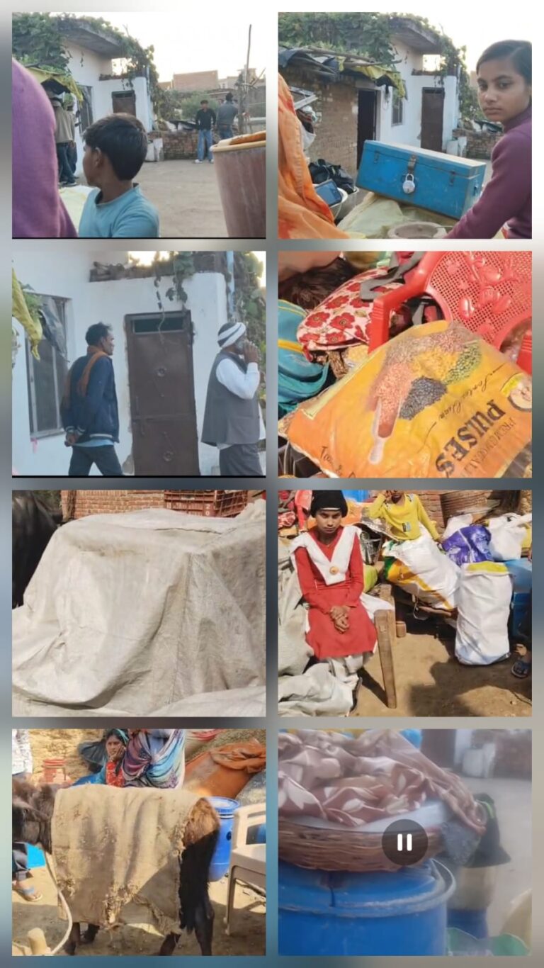 बिना नोटिस पुलिस ने घर से निकाला, सालों से बने मकान पर दबंगों का कब्जा भिंड में कानून व्यवस्था पर सवाल, पीड़ित परिवार सड़क पर