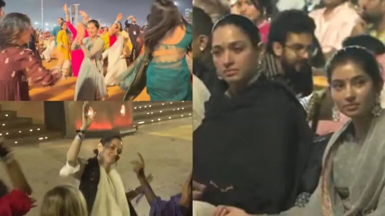 तमन्ना भाटिया ने आदियोगी में मनाई महाशिवरात्रि, साथ दिखीं ‘धुरंधर’ स्टार सारा अर्जुन, मगन होकर झूमती आईं नजर