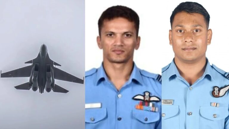 भारतीय वायुसेना का सुखोई लड़ाकू विमान असम में क्रैश, दो पायलट हुए शहीद