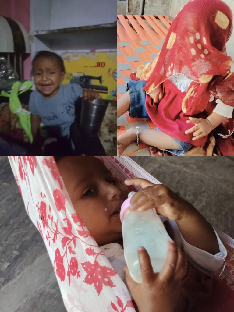 शीर्षक: मामूली कहासुनी के बाद मां का घर छोड़ना, 12 महीने की मासूम अनम पिता के भरोसे