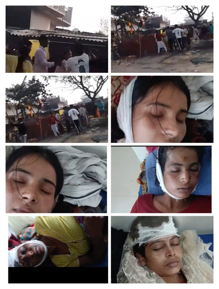 दीवार बनाने के विवाद में खूनी संघर्ष, कई लोग घायल — जानलेवा हमले का आरोप