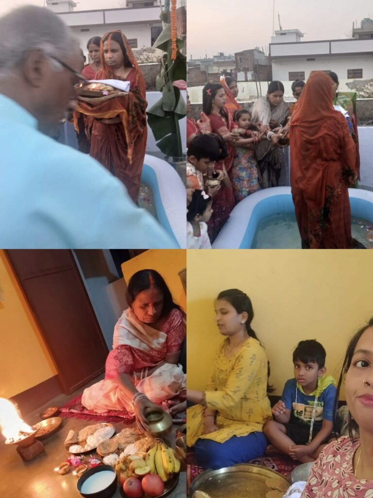 गया के दांडीबाग में आस्था का अद्भुत नजारा: कुमारी किरण ने परिवार के साथ श्रद्धा-भक्ति से मनाया छठ पूजा का पर्व, सूर्य देव को अर्घ्य देकर मांगी सुख-समृद्धि