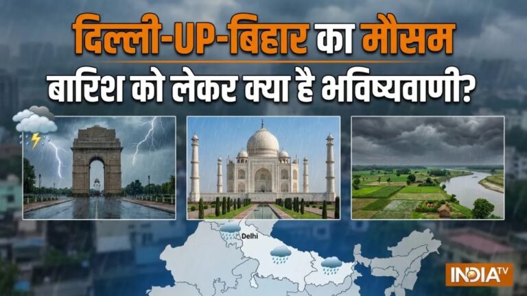 आज बदलेगा मौसम का मिजाज, दिल्ली-UP-बिहार समेत कई राज्यों के लिए बारिश की चेतावनी; IMD ने जारी अलर्ट