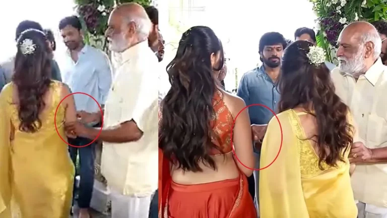 लिमिट भूले 84 साल के डायरेक्टर के राघवेंद्र राव! एक्ट्रेस की बांह पकड़कर खींचा, वीडियो देखकर तिलमिलाए लोग