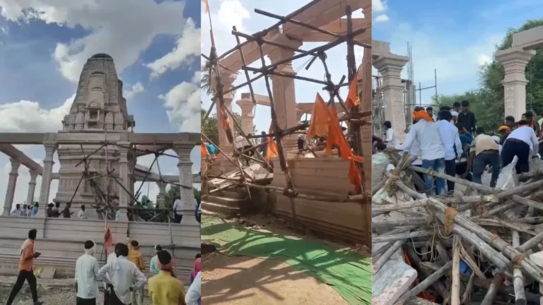 परभणी में मंदिर के निर्माणाधीन सभागार का पिलर गिरा, 5 की मौत, 18 श्रद्धालु घायल